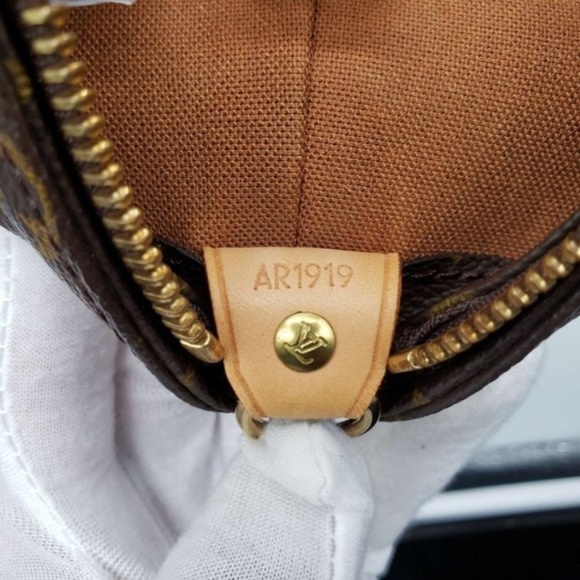 100% Authentic Louis Vuitton Cabas Mezzo Browns Monogram Tote Bag #0695 - Picture 13 of 16